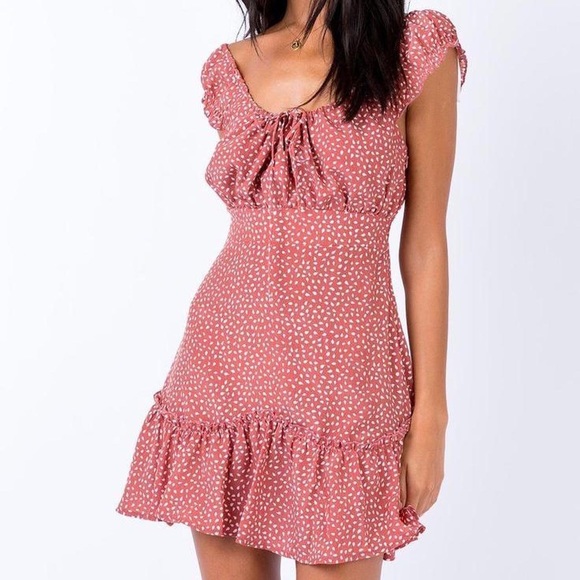 Mauve Pink Princess Polly The Coopers Mini Dress - Picture 2 of 7